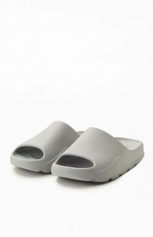 Gray Authentic Plume 1 Slide Sandals image number 2