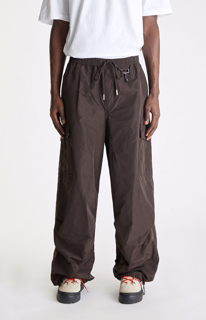 RC Outdoor Supply Men's Cargo Parachute Pants in Black - Size XS