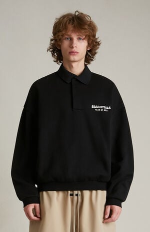 Black Fleece Polo Sweatshirt image number 2