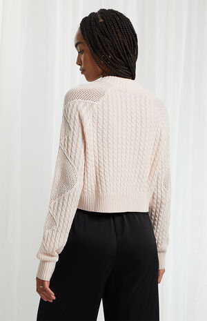 Lovely Heart Mock Neck Sweater image number 4