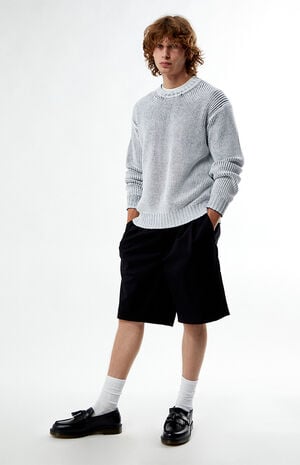 by Pacsun Black Trouser Baggy Shorts image number 5
