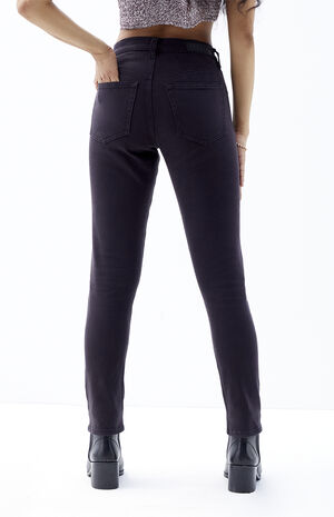 Stretch Black Skinny Jeans image number 4