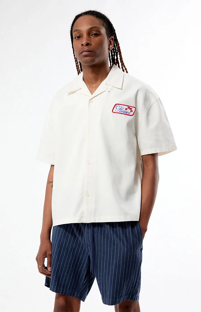 Pacsun Patchwork Camp Shirt