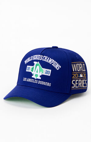 MLB LA Dodgers 2020 World Series Champions Snapback Hat image number 4