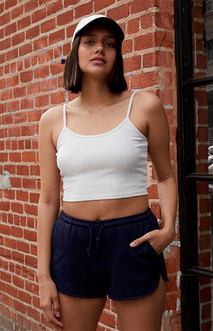 Off White Skylar Cropped Tank Top image number 2