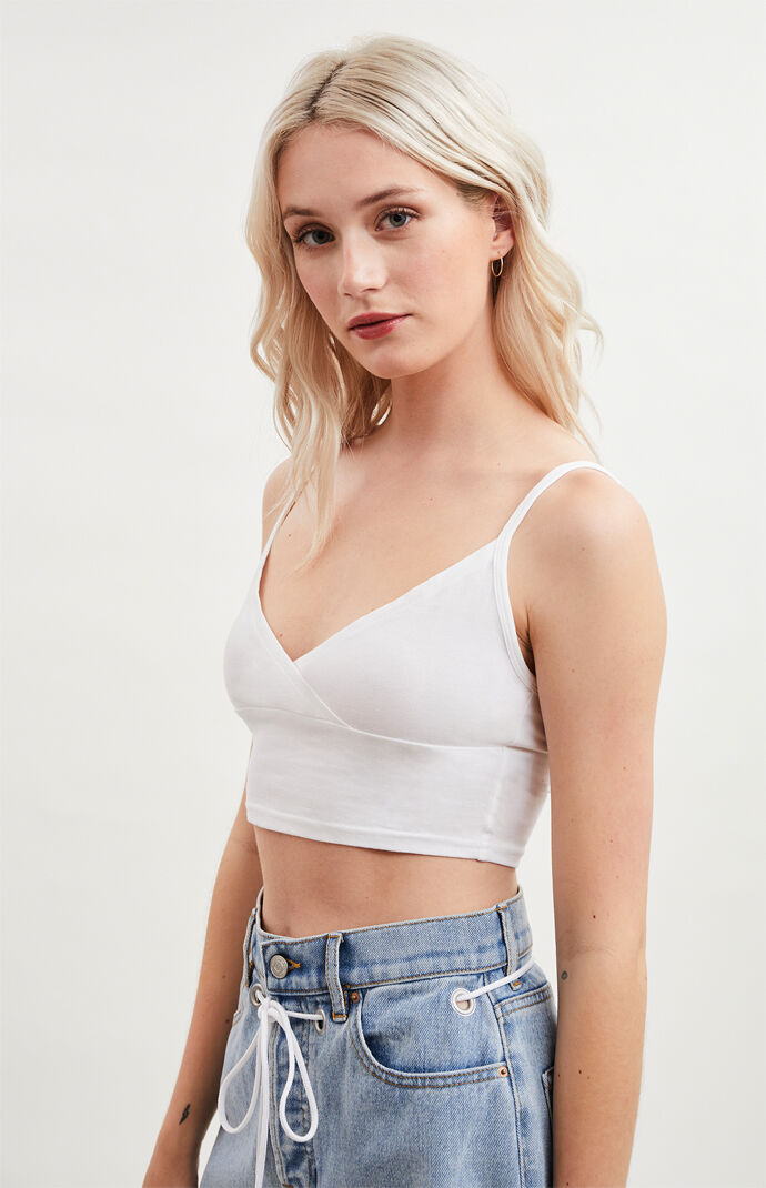 Sugar Surplice Cami Tank Top