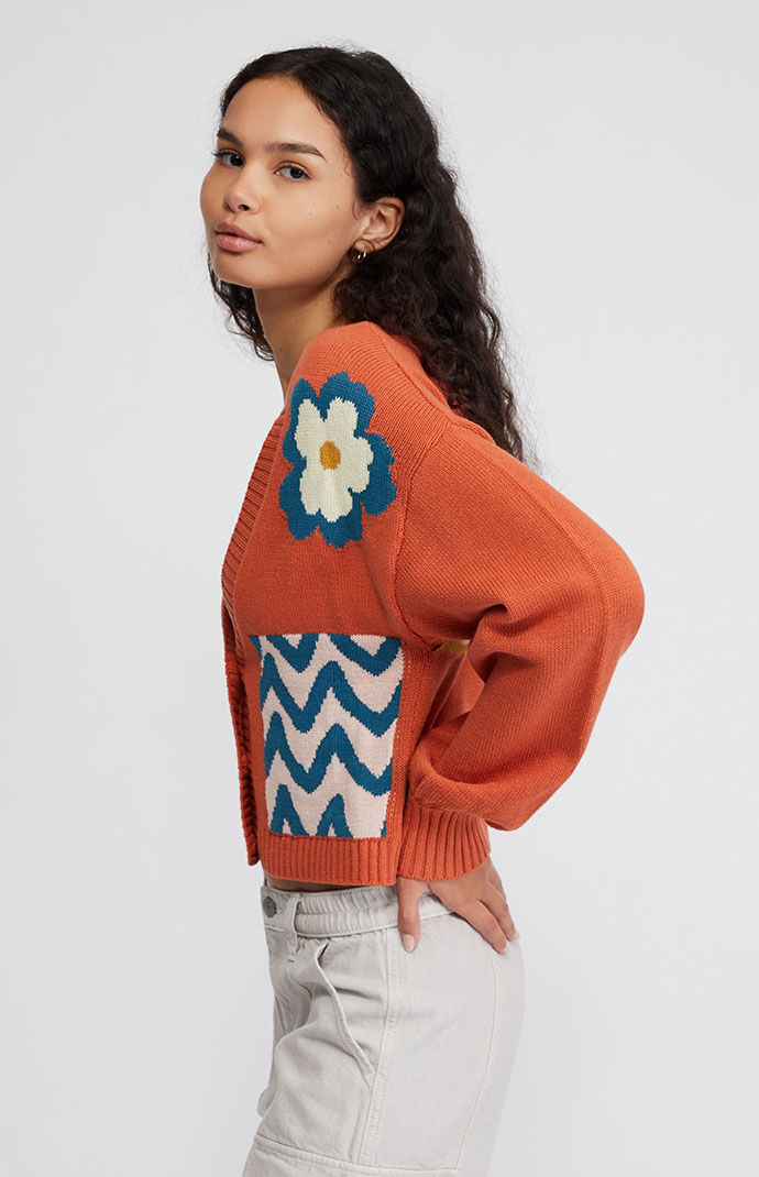珍しい  LA Hearts PacSun | Cardigan Patchwork Eliza トップス