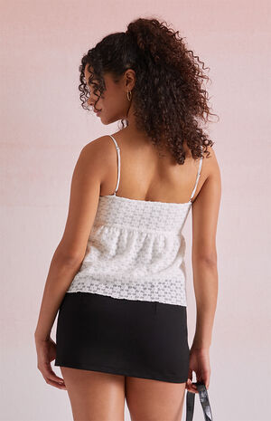 Carrie Floral Peplum Tank Top image number 4