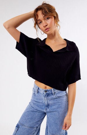 Mckenna Polo Sweater Top image number 3