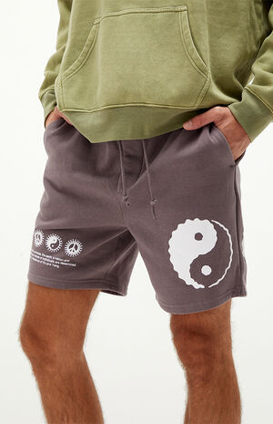 Yin & Yang Sweat Shorts Yin & Yang Sweat Shorts image number null