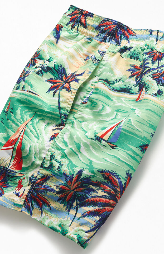 Multi Printed 16.5" Swim Trunks