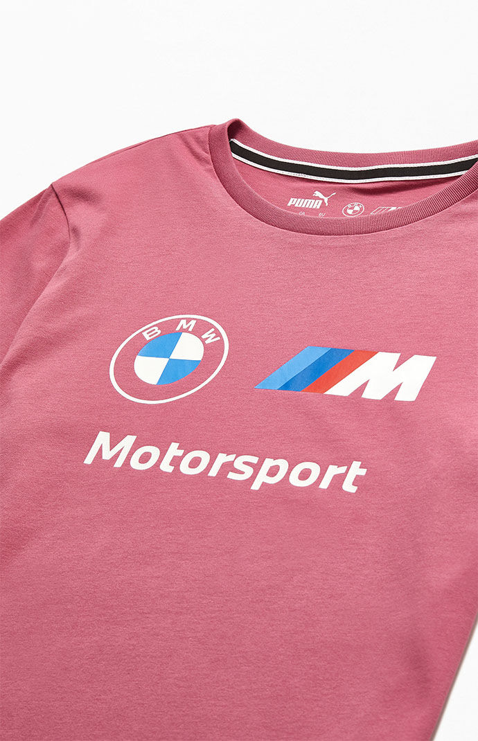 Pink BMW Mms Essential Logo T Shirt