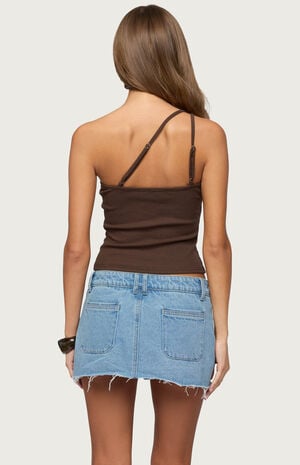 Calista Ribbed One Shoulder Top image number 3