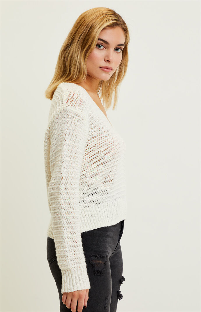 Orchid V-Neck Pullover
