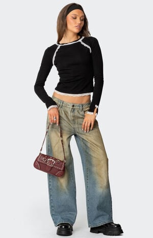 Edith Lacey Ribbed Top image number 2