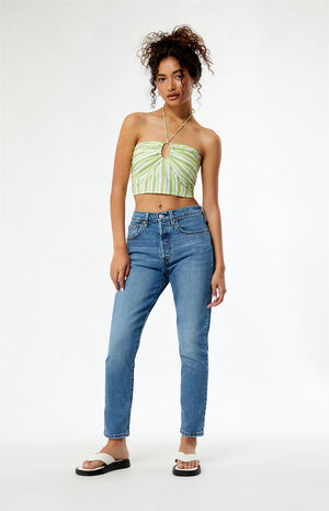 Blue It's True 501 Skinny Jeans image number 1