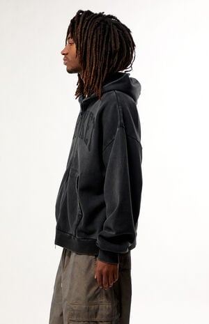 Watercolor Teddy Zip Up Hoodie image number 3