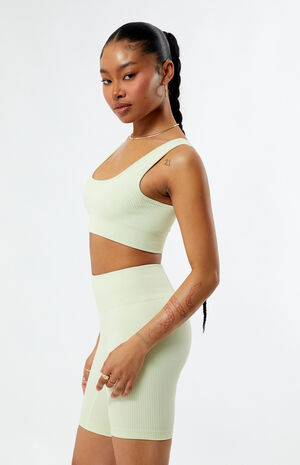 Active Seamless Ribbed Sports Bra image number 2