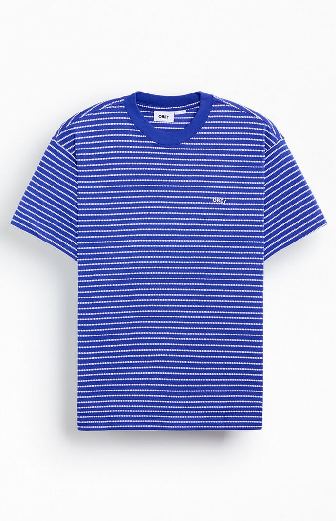 Obey Edwin Striped Short Sleeve T-Shirt