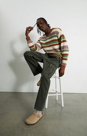 Baggy Drawstring Corduroy Pants image number 1