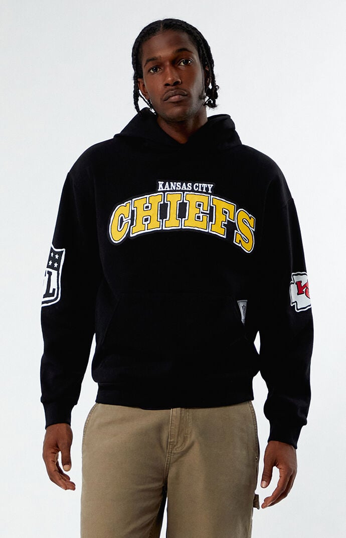 Kansas City Chiefs スウェット Men's Heather Gray Kansas City Chiefs Vintage Logo Allover