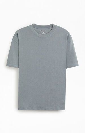 Gray Basic Oversized T-Shirt