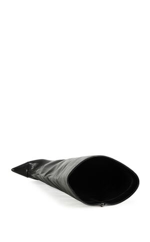 Women's Kenya Black Wedge Boots image number 4