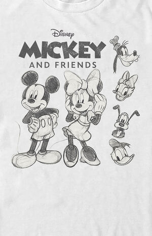 Classic Mickey Mouse & Friends Disney T-Shirt Classic Mickey Mouse & Friends Disney T-Shirt image number null
