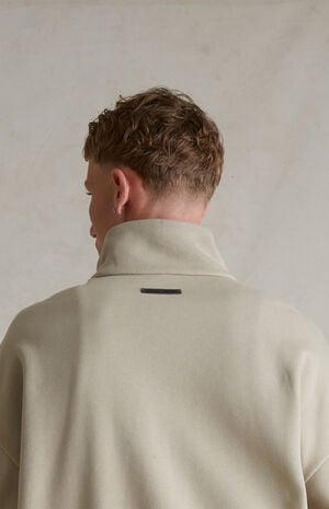 Timber & Cloud White Modern Fleece Track Jacket image number 5