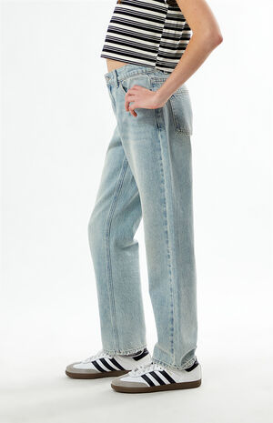 Light Indigo '90s Straight Jeans image number 6
