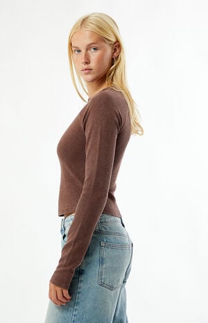 Billie Vintage Wash Long Sleeve Top image number 4