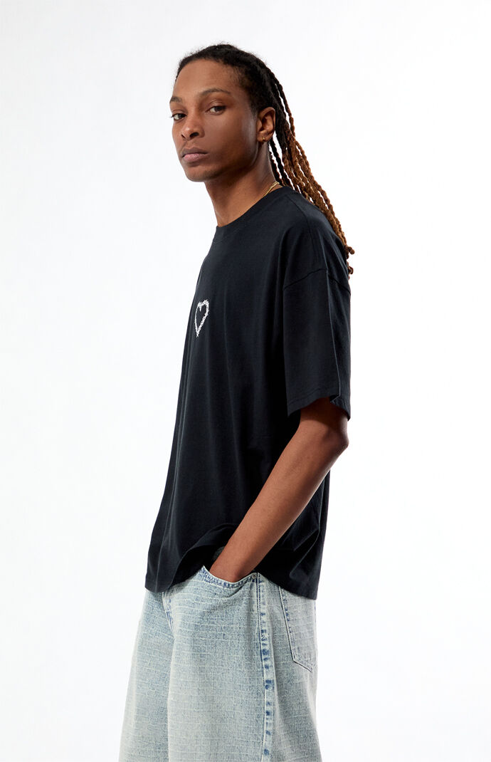 Pacsun Thorn Heart Embroidered T-Shirt | Pacsun