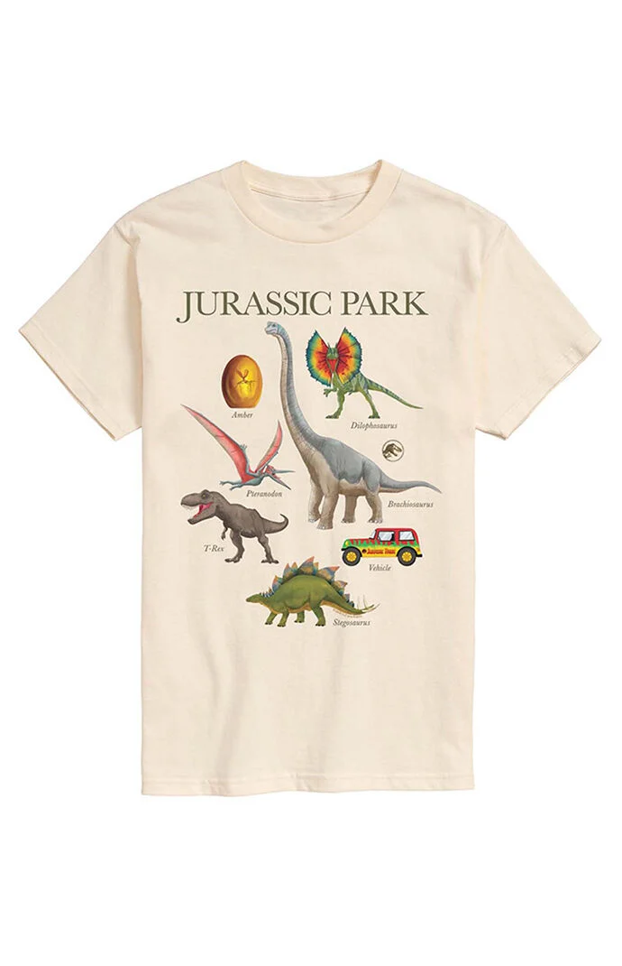 Hybrid Apparel Jurassic Park Movie Icons T-Shirt