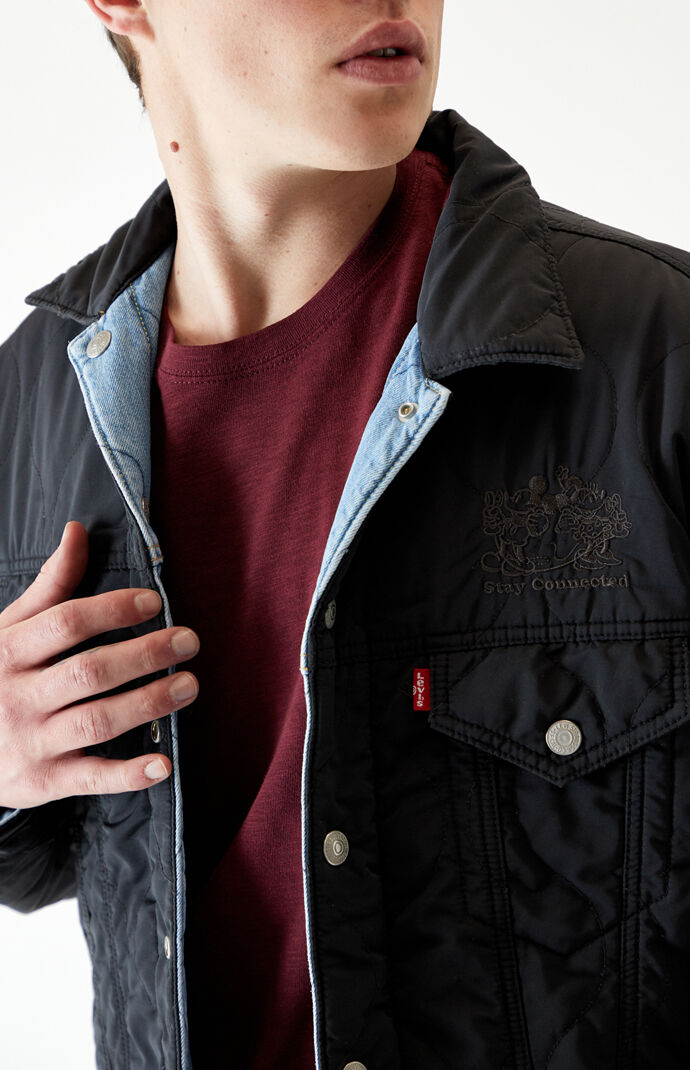 x Disney Vintage Sherpa Denim Jacket