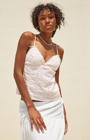Mila Embroidered Cami image number 1