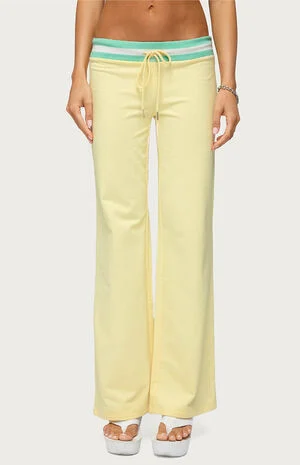 Clioh Contrast Waist Sweatpants image number 1