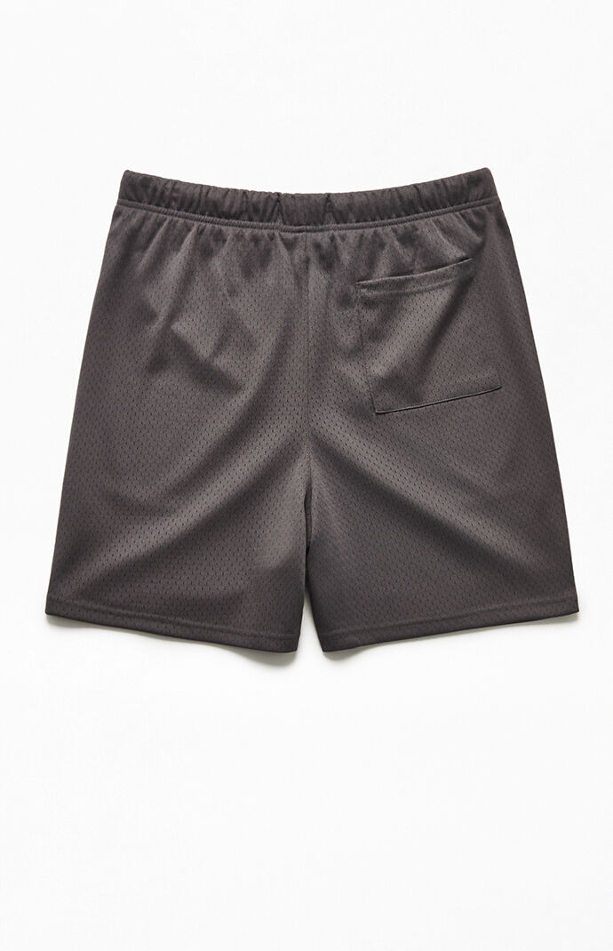 By PacSun Gold Text Mesh Basketball Shorts