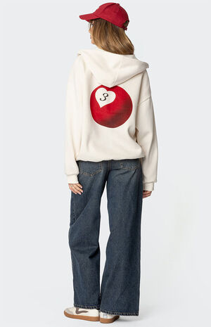 Magic 3 Oversized Zip Up Hoodie image number 5