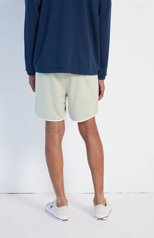 By PacSun Mesh Scalloped Basketball Shorts image number 4