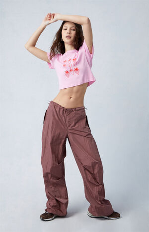Shine Low Rise Parachute Pants image number 1