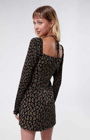 knee length dresses for ladies Beatrice Smocked Ruffle Mini Dress – Allie and Me Boutique