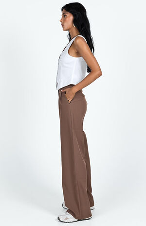 Eco Brown Archer Trousers image number 3