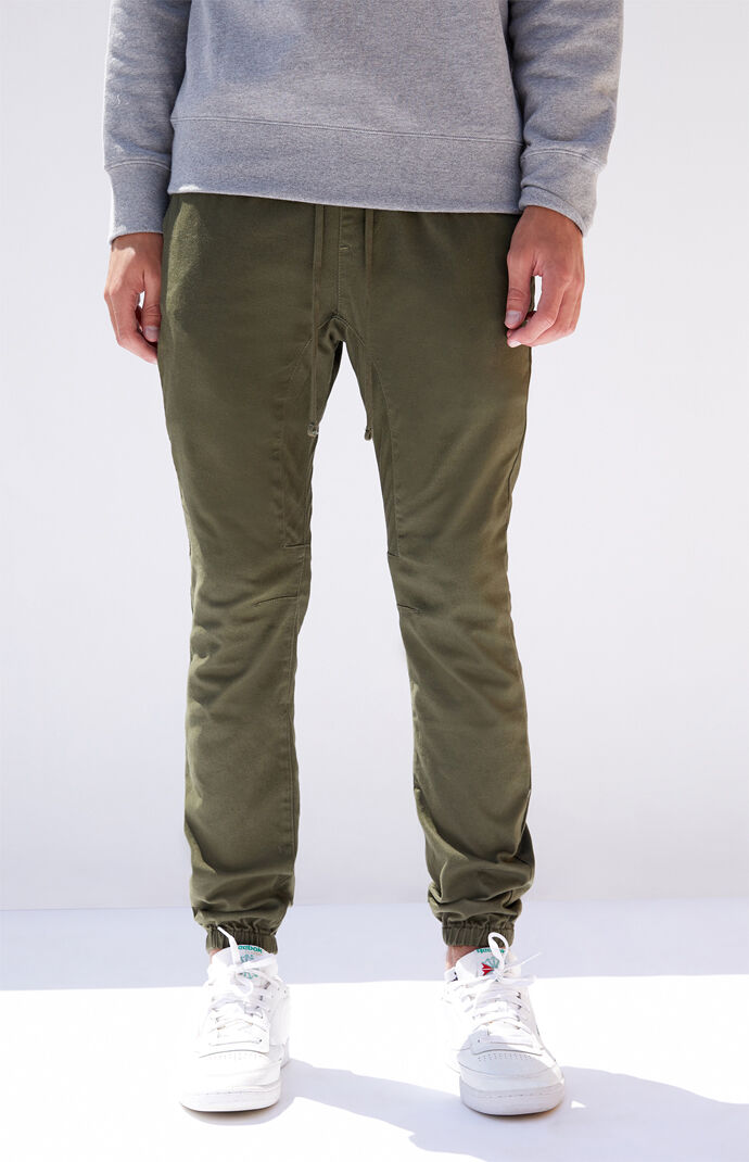 Pacsun khaki joggers store