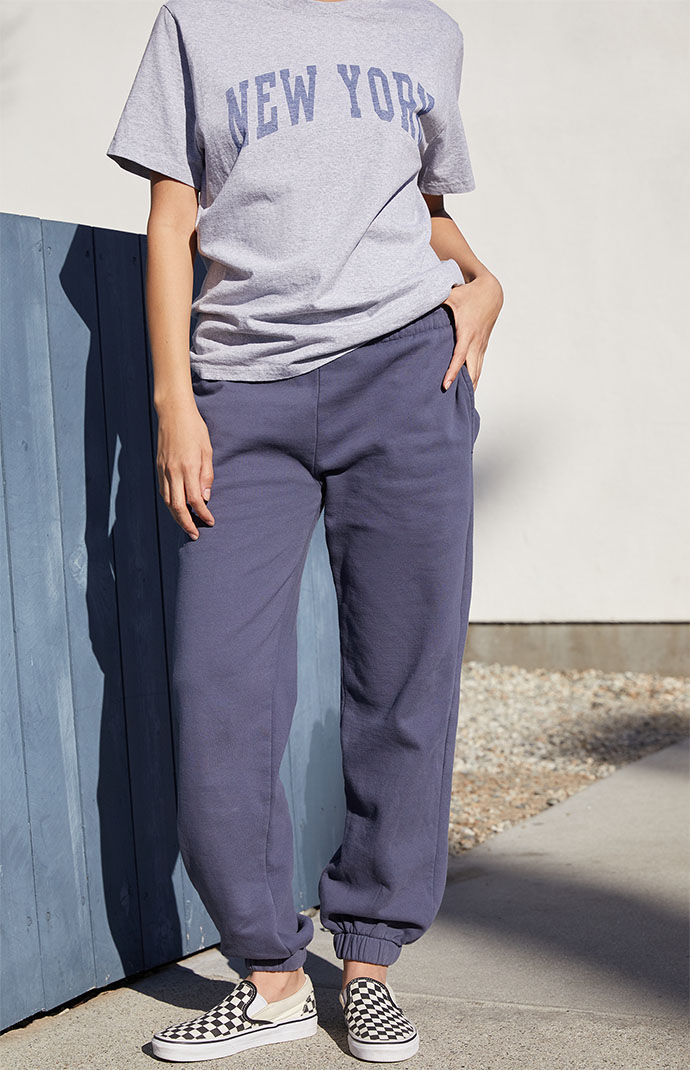 John Galt Navy Rosa Sweatpants PacSun