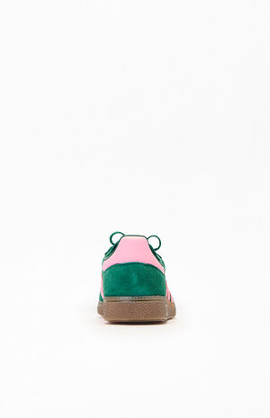 Women's Green & Pink Handball&nbsp;Spezial&nbsp;Sneakers image number 3