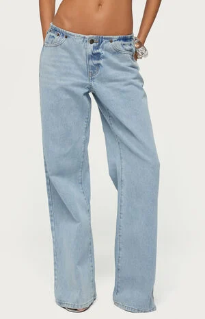 Veya Low Rise Baggy Jeans image number 1