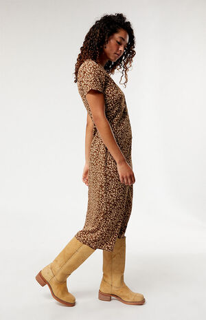 Daisy Street Floral Button Front Midi Dress | Pacsun