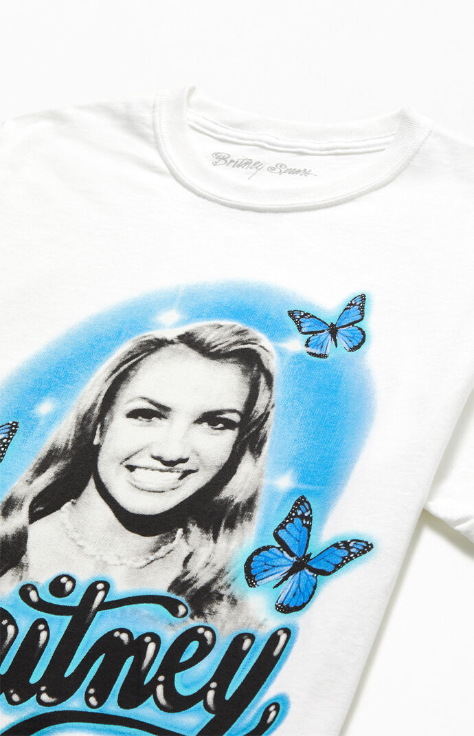 Britney Airbrushed Butterfly T-Shirt