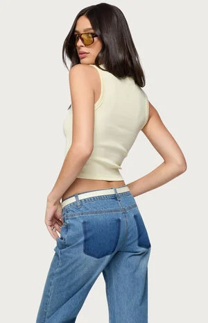 Basel Button Up Tank Top image number 2