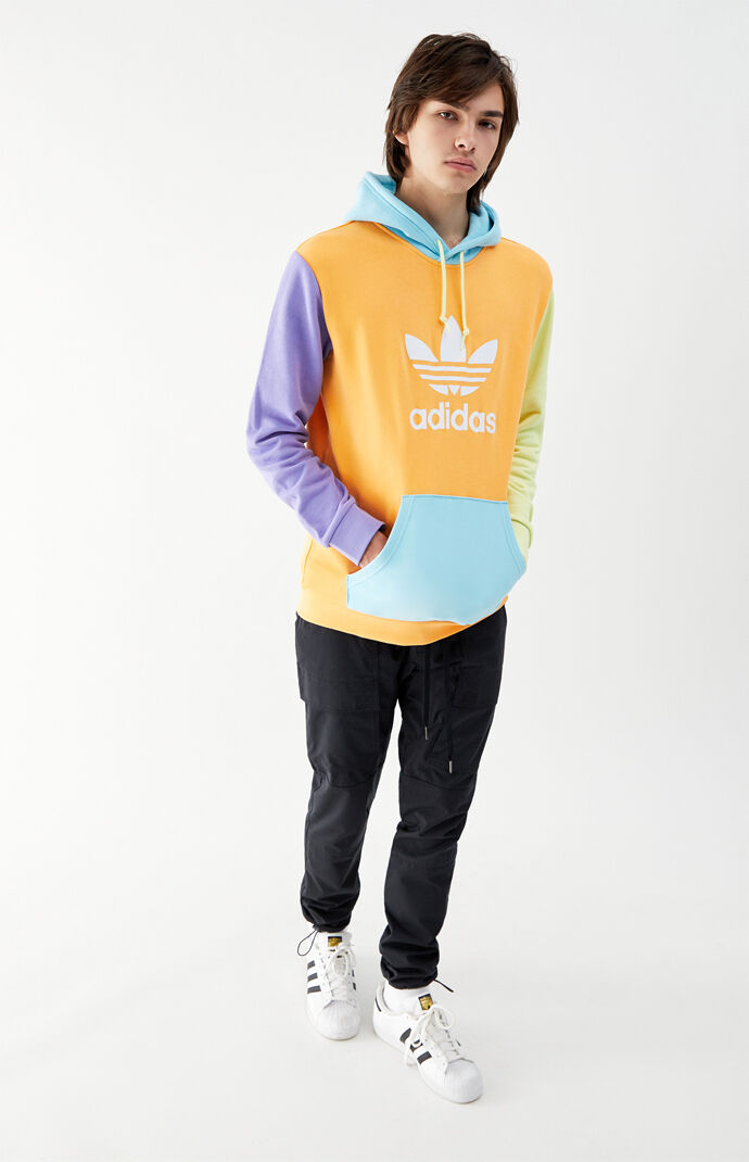 Blocked Trefoil Hoodie